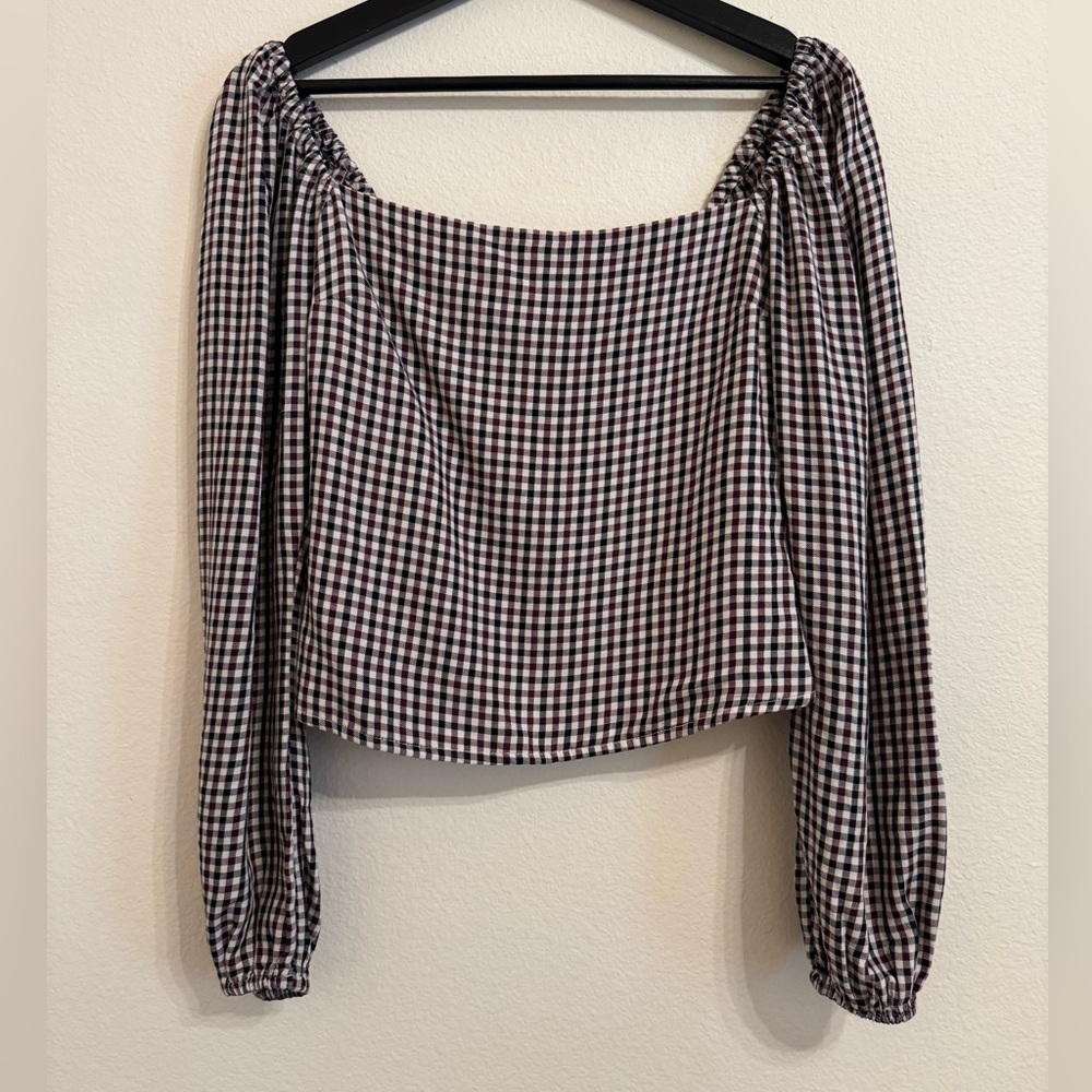 Abercrombie & Fitch Gingham Top M